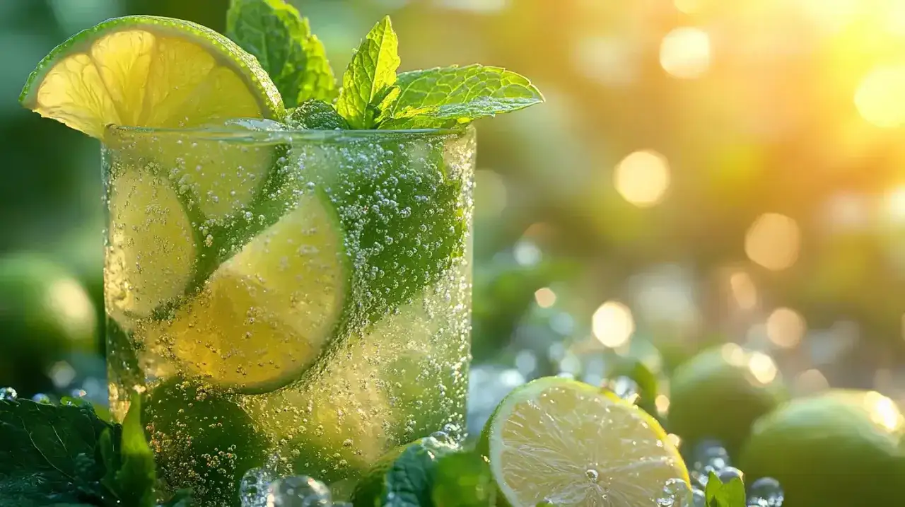 Orzeźwiające mojito z limonką i miętą, idealne na upalne dni. Prosty przepis na ten klasyczny drink.