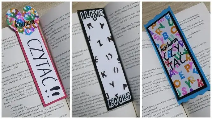 laminowanie zakładki do książki DIY