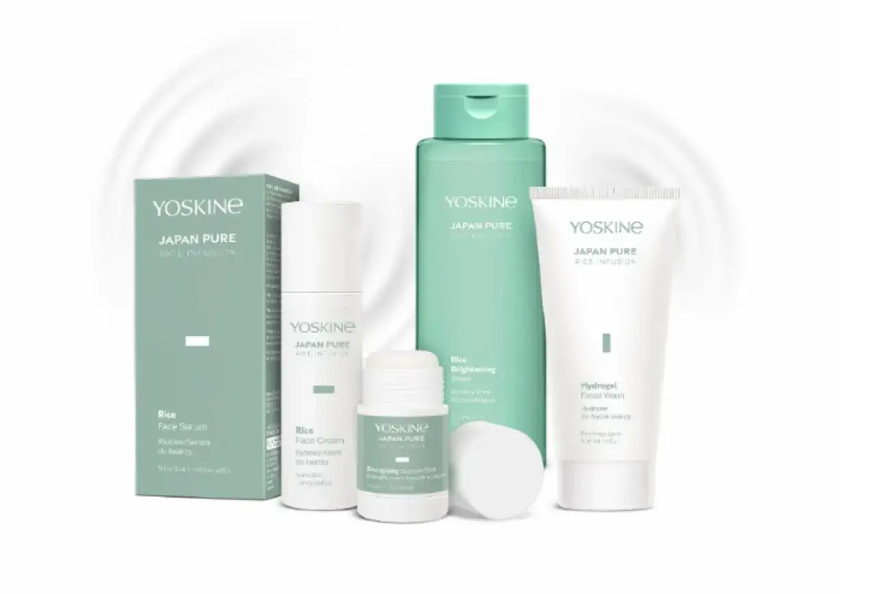 Yoskine Japan Pure Rice Infusion żel do mycia twarzy opakowanie