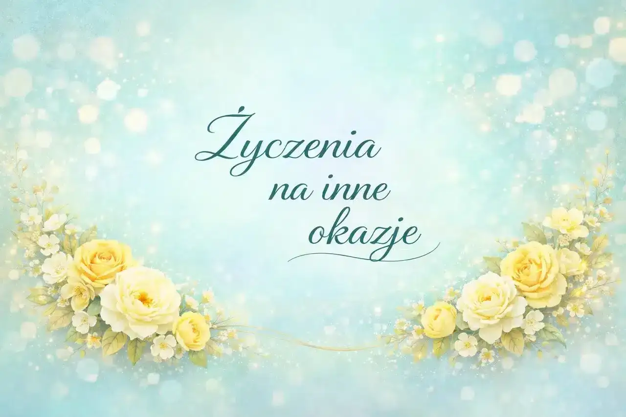 Piękne, pastelowe tło z delikatnymi kwiatami i napisem 