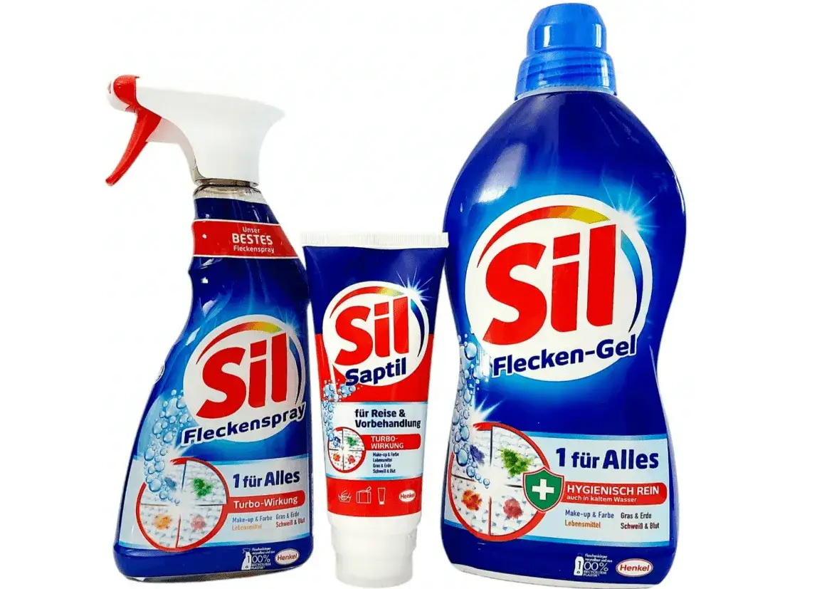 rodzaje odplamiaczy Sil