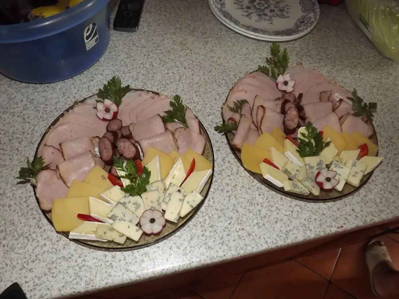 Polska zimna płyta PRL, impreza lat 80. jedzenie