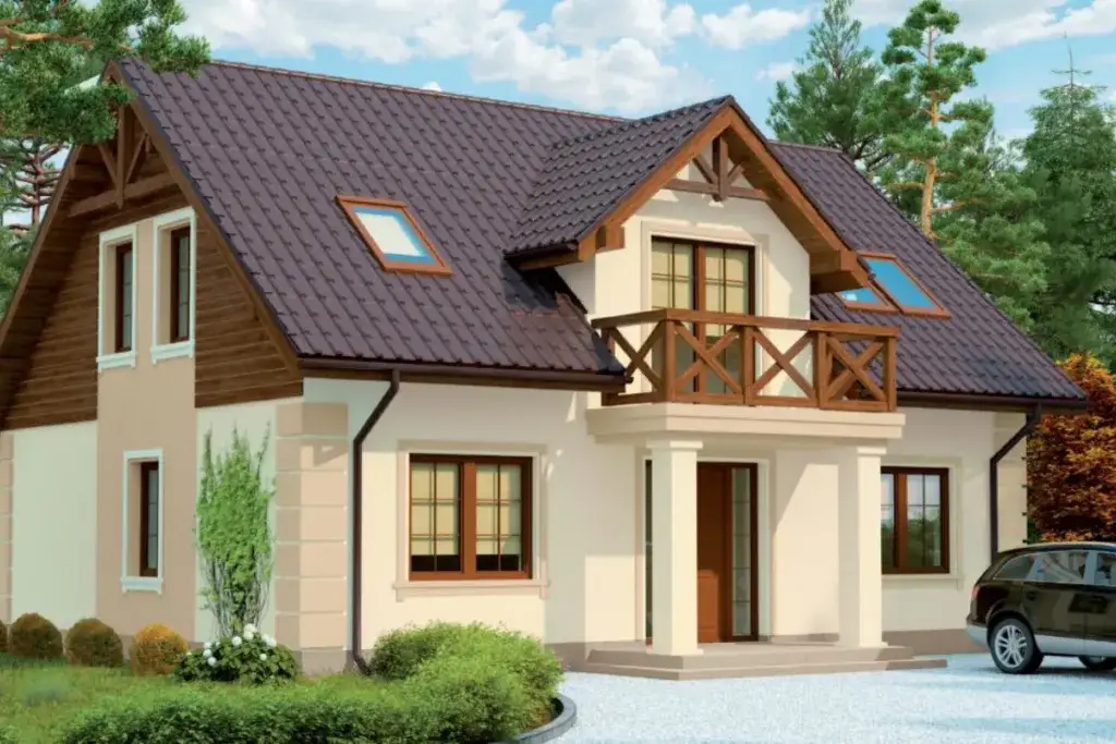 Modne kolory elewacji drewnianych domów