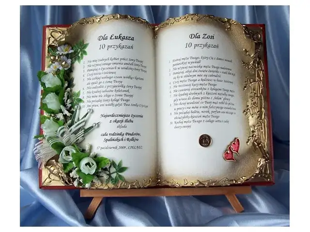 kreatywne życzenia ślubne dekalog