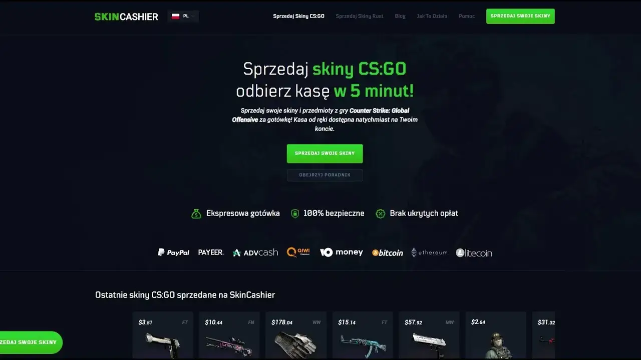 Zdjęcie Jak wymienić skiny na pieniądze i uniknąć oszustw w sprzedaży