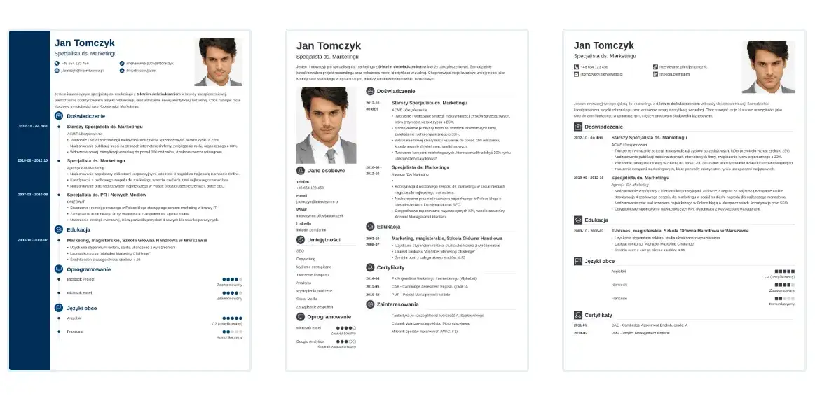 ikony umiejętności twardych i miękkich CV