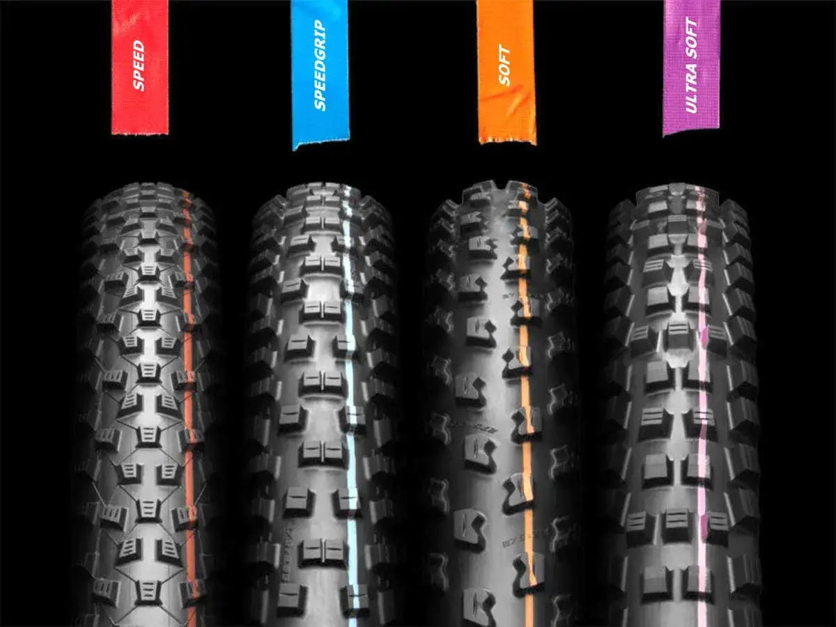 Cztery opony rowerowe: SPEED, SPEEDGRIP, SOFT, ULTRA SOFT. R&oacute;żne bieżniki, etrto co to?