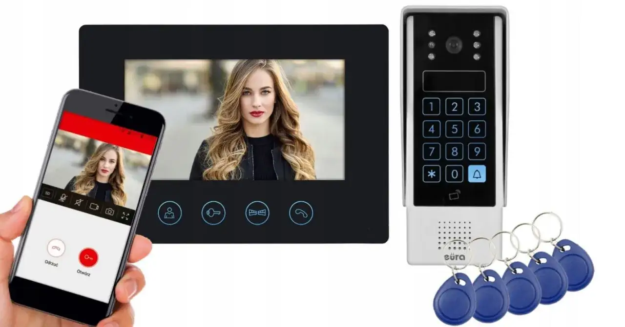 Domofon z aplikacją mobilną