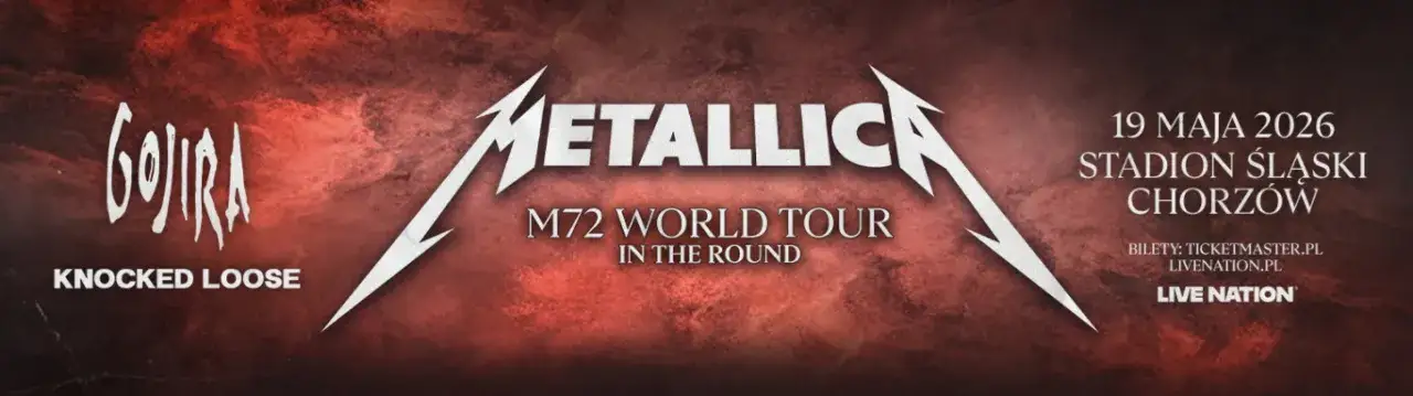 Metallica koncert Polska 2026 Stadion Śląski