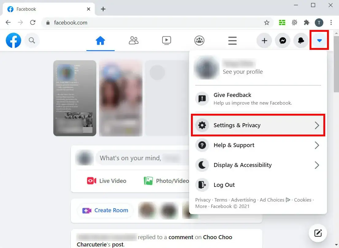 Facebook ustawienia konta prywatność