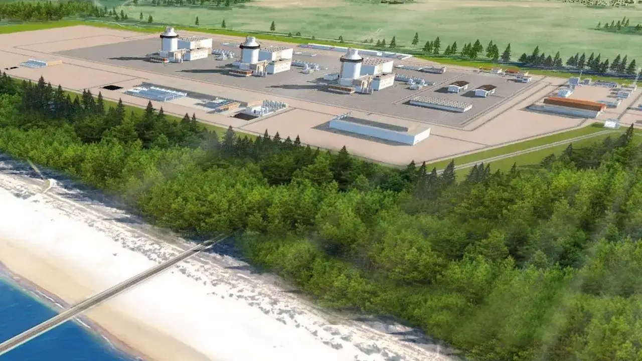 wizualizacja elektrowni jądrowej Lubiatowo-Kopalino