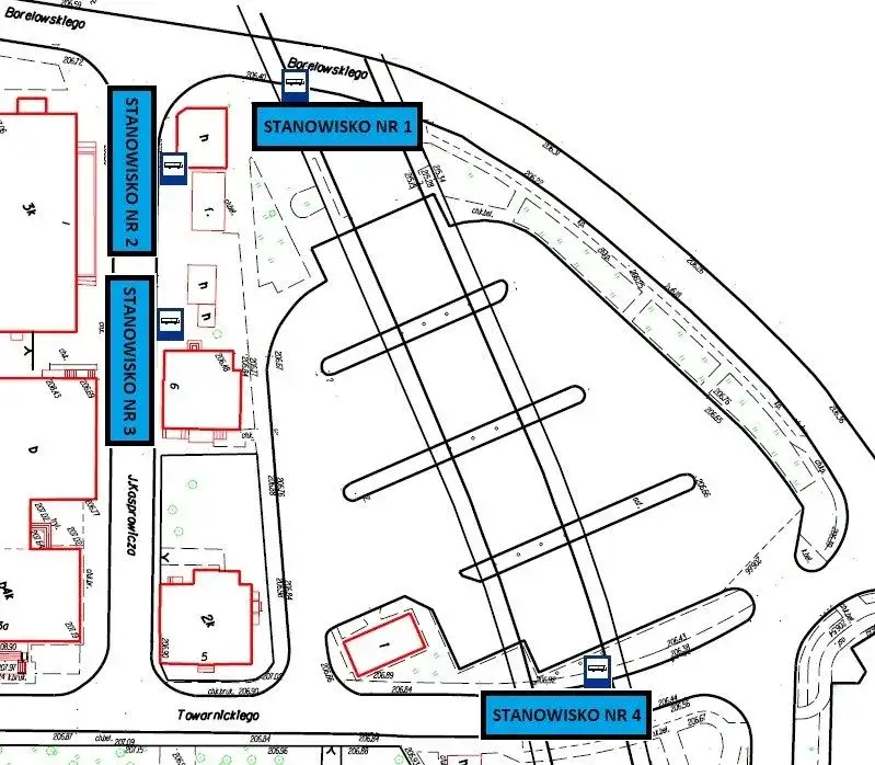 Dworzec Lokalny Rzesz&oacute;w Towarnickiego 7 mapa