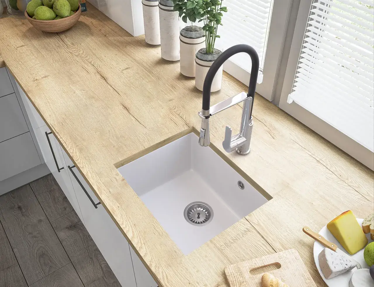 Impregnacja zlewu granitowego olejem