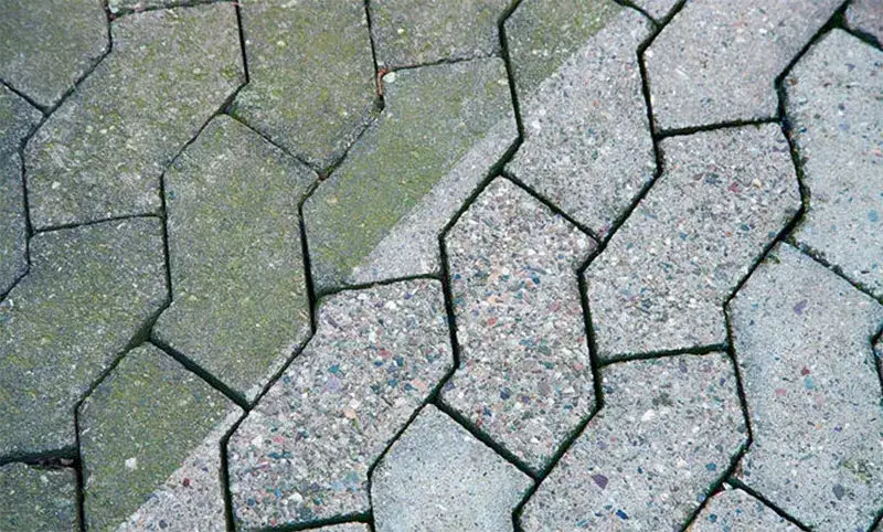 Impregnacja kostki brukowej na schodach