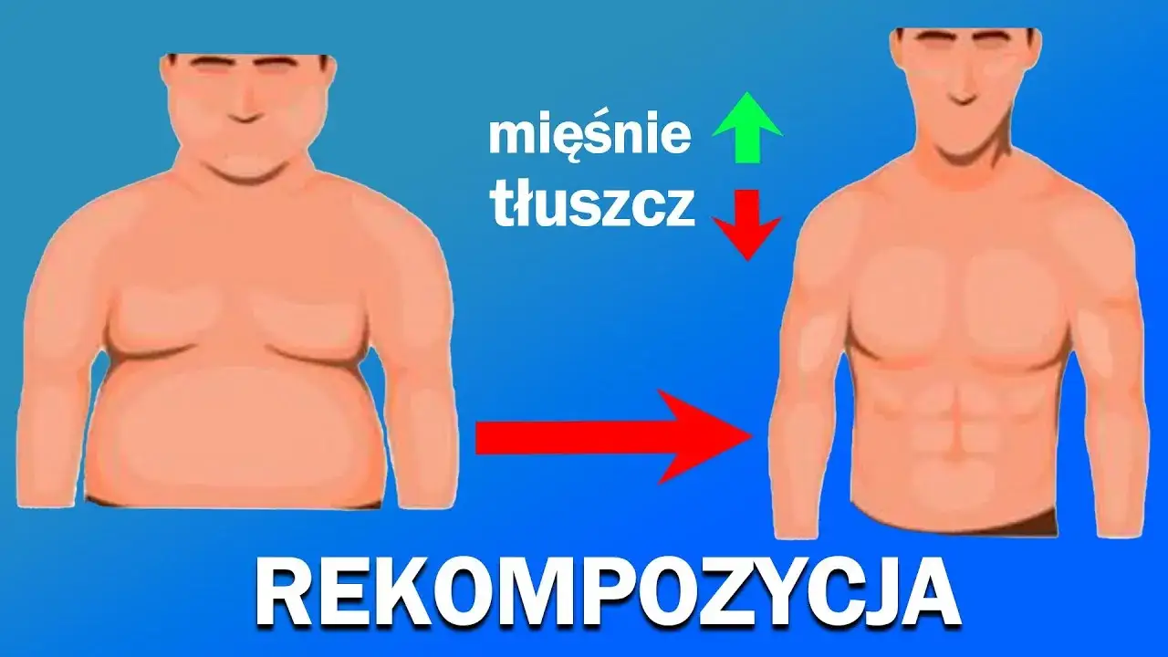 męska sylwetka V-kształtna