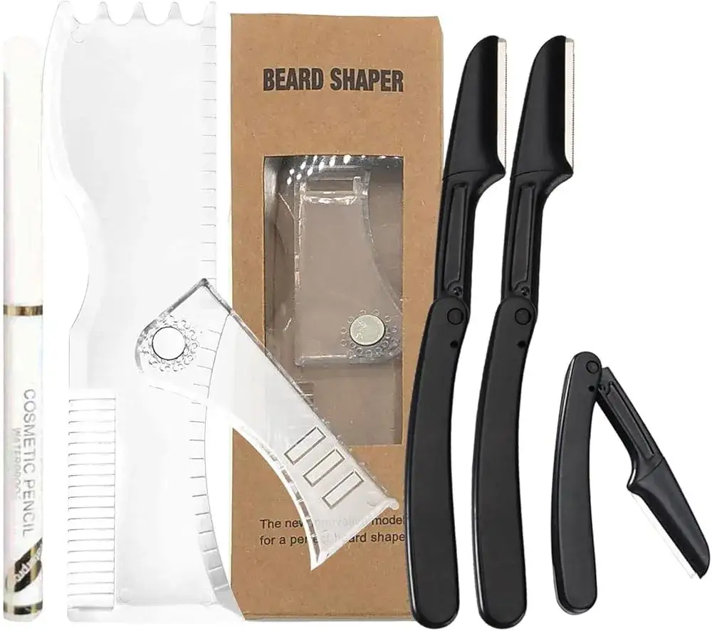 zestaw narzędzi do przycinania brody