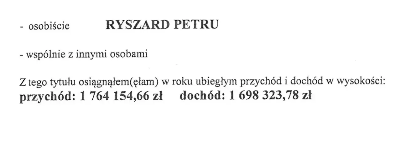 Zdjęcie Ile zarabia Ryszard Petru? Zaskakujące fakty o jego dochodach