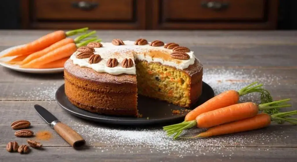 Zdjęcie Ingr&eacute;dients Carrot Cake : le secret d'un g&acirc;teau moelleux et parfait