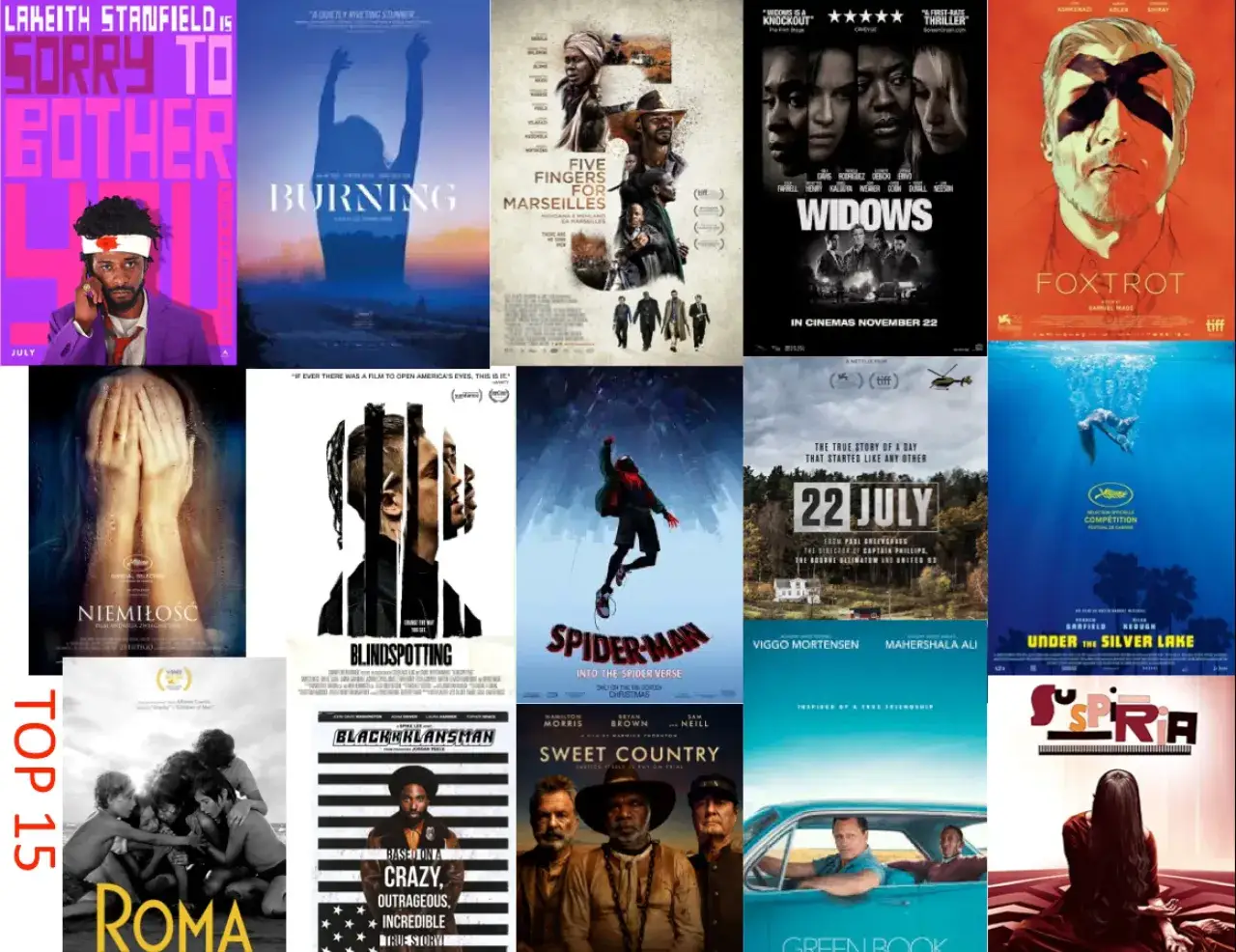 Zdjęcie Najlepsze filmy roku 2018: Przegląd hitów i niespodzianek kinowych