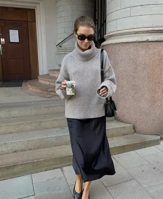 Zdjęcie Satynowa spódnica z czym nosić – stylizacje, które zachwycą każdego