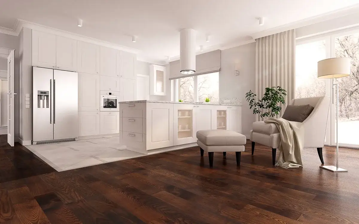 Zdjęcie Jakie kolory ścian do ciemnej podłogi? Odkryj idealne połączenia