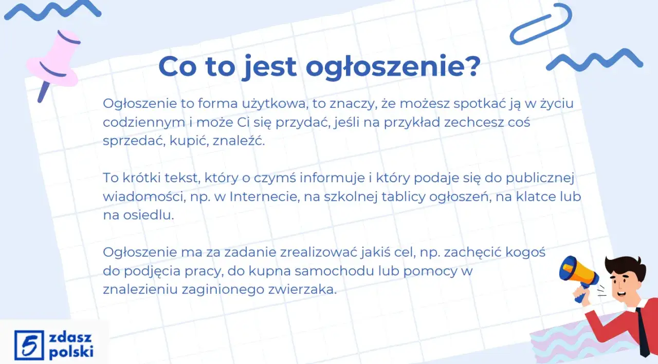 Zdjęcie Jak się pisze ogłoszenie: kompletny poradnik z praktycznymi zasadami