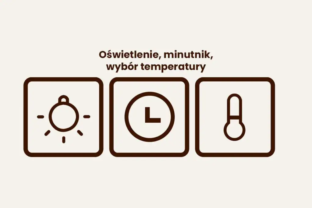 różne tryby piekarnika ikony
