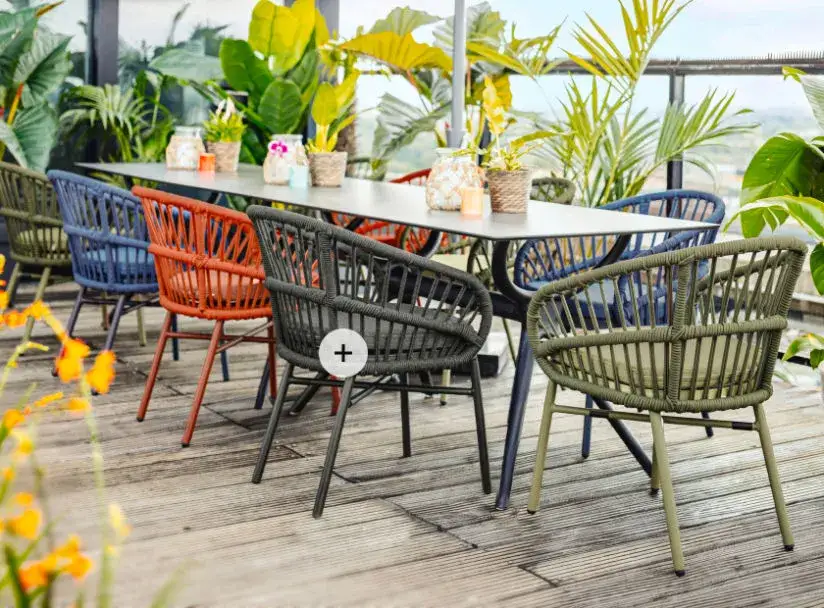 Wetterfeste Outdoor-M&ouml;bel f&uuml;r Restaurants