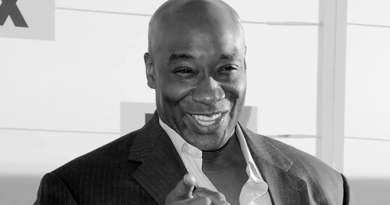 Uśmiechnięty Michael Clarke Duncan, którego śmierć była spowodowana powikłaniami po zawale serca.