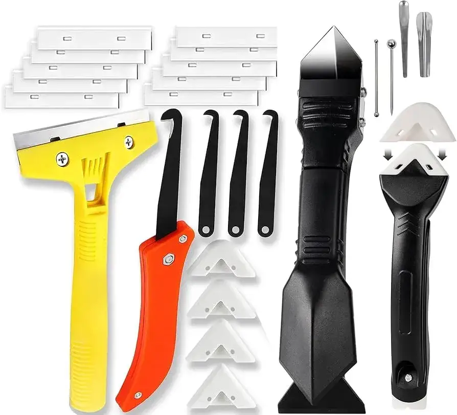 narzędzia do usuwania silikonu z kafelek