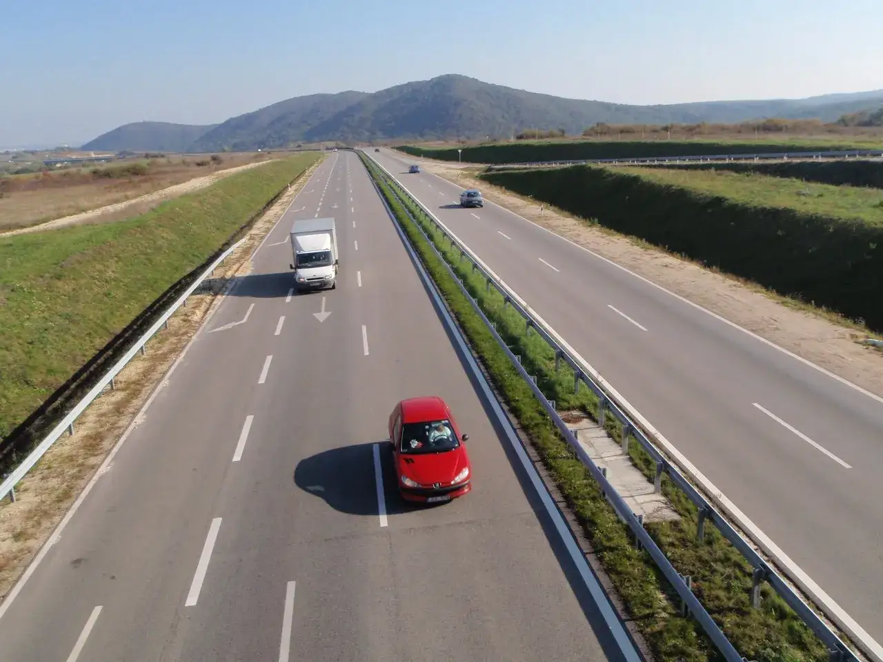 Węgry autostrada krajobraz