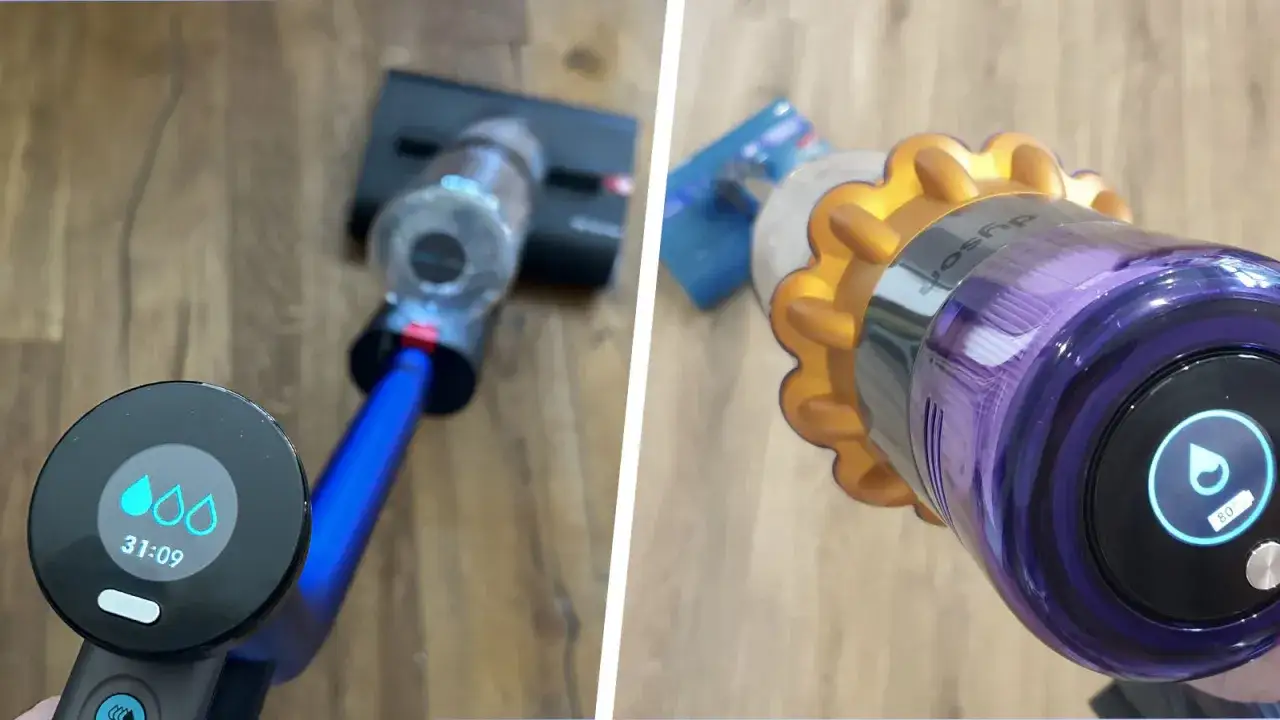 Hizero F803 vs Dyson V15s Detect Submarine comparison
