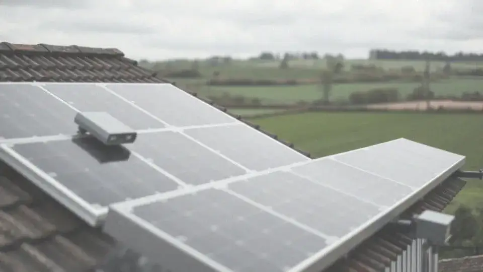 Falownik fotowoltaiczny Sofar Solar z komunikatem o błędzie wysokiego napięcia