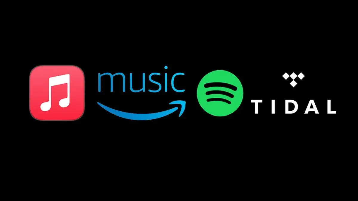 Tidal Spotify Apple Music porównanie logo