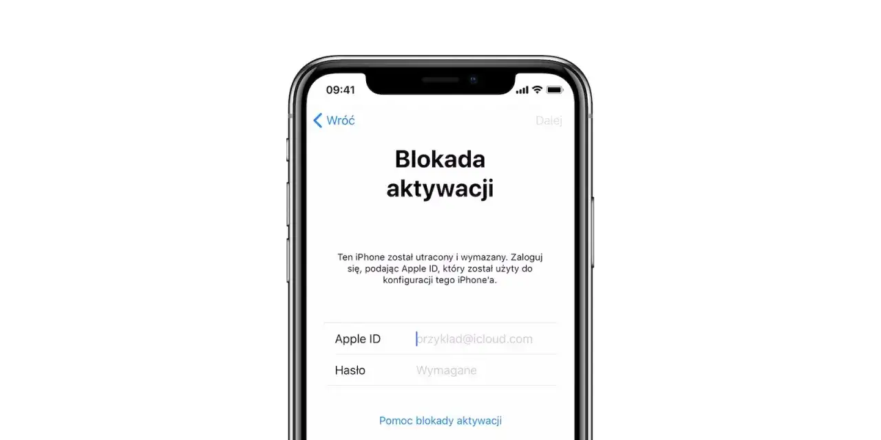 iPhone blokada aktywacji
