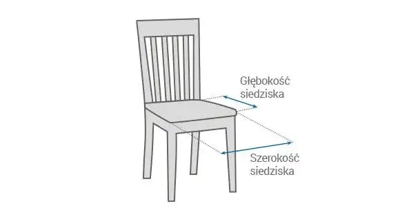 jak mierzyć krzesło do pokrowca