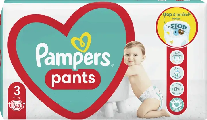Zdjęcie Jak bezpiecznie założyć pieluchomajtki Pampers? Proste triki dla świeżych rodziców