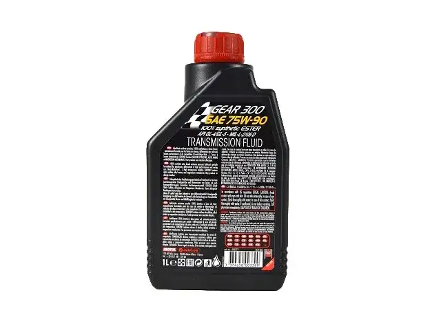 Motul Gear 300 75W-90 butelka i skład chemiczny