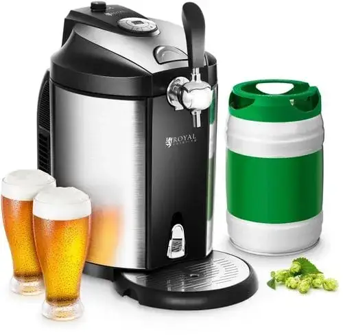 domowy nalewak do piwa z kega 5L, kompaktowy dystrybutor piwa