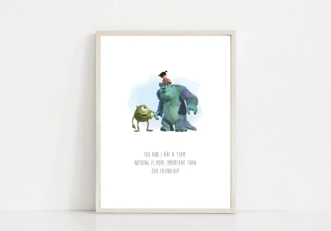 Sulley i Boo przyjaźń
