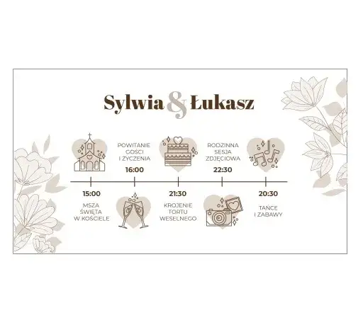 harmonogram ślub kościelny