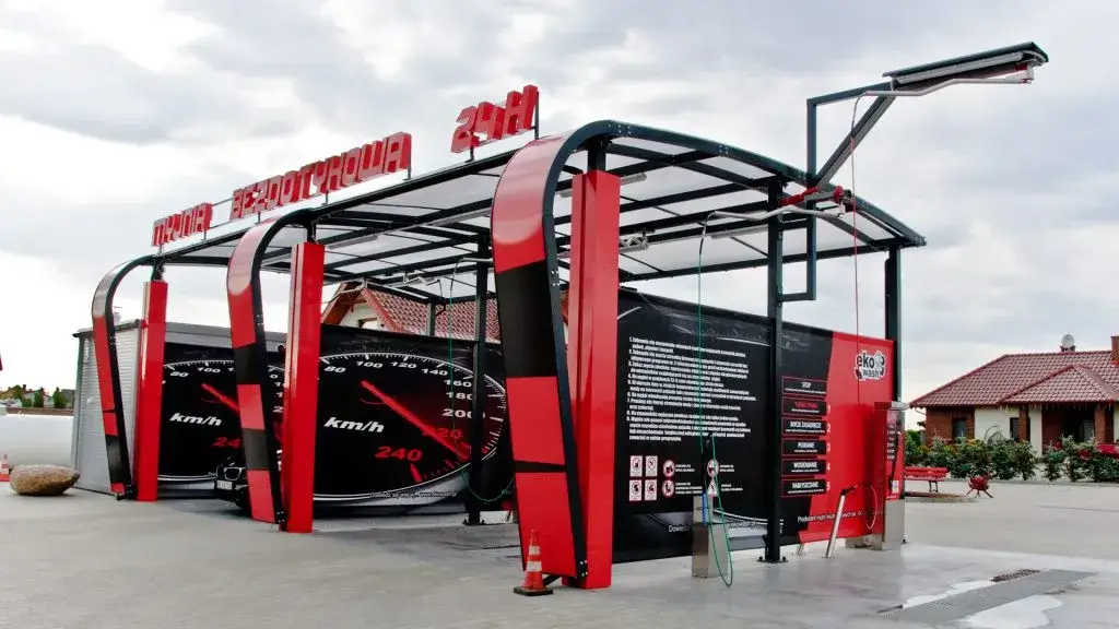 nowoczesna myjnia bezdotykowa