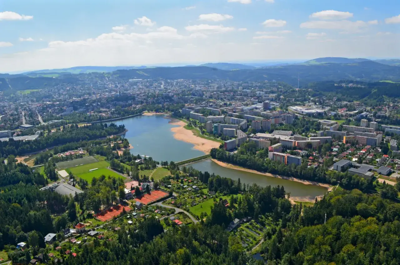 Zapora Mšeno Jablonec nad Nysą rekreacja