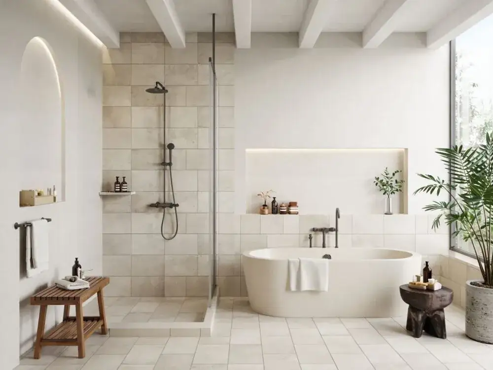 Zdjęcie Jak urządzić łazienkę z wanną i prysznicem, by uniknąć błęd&oacute;w aranżacyjnych