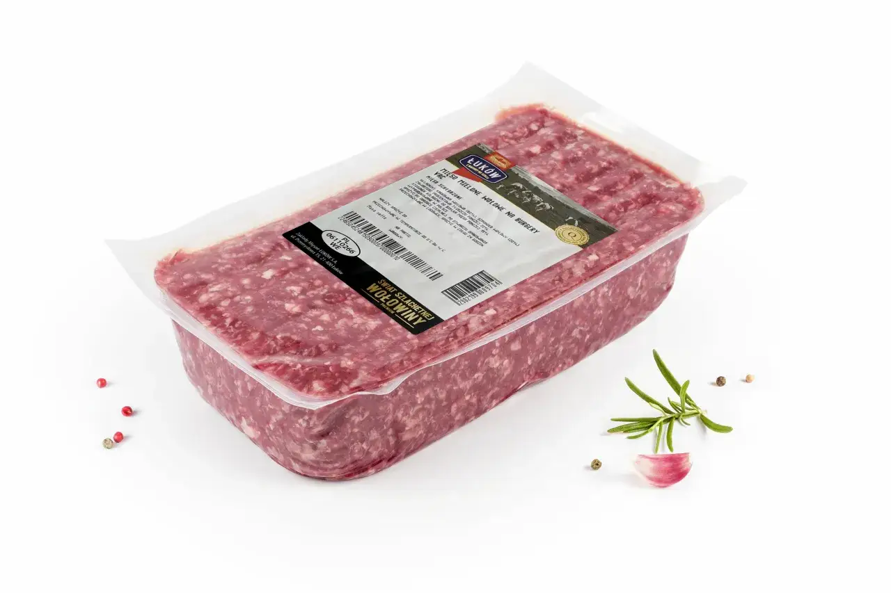 świeże mięso mielone na burgery wołowe 80/20