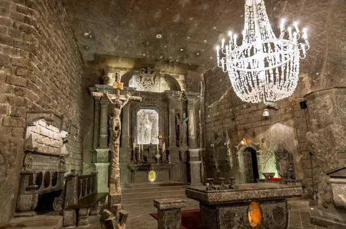 Kopalnia Soli Wieliczka wnętrze