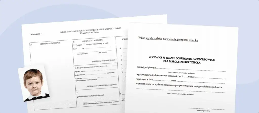 Checklista dokument&oacute;w paszport dla dziecka