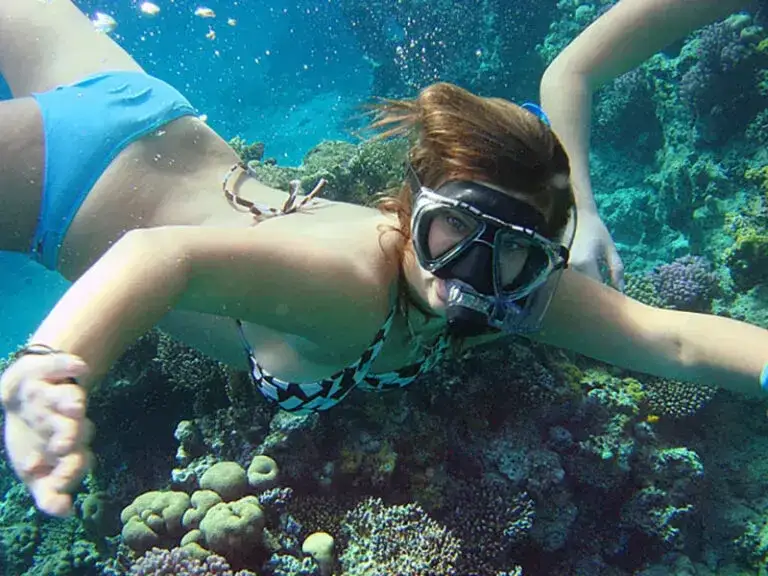 maska do snorkelingu rafa koralowa Morze Czerwone