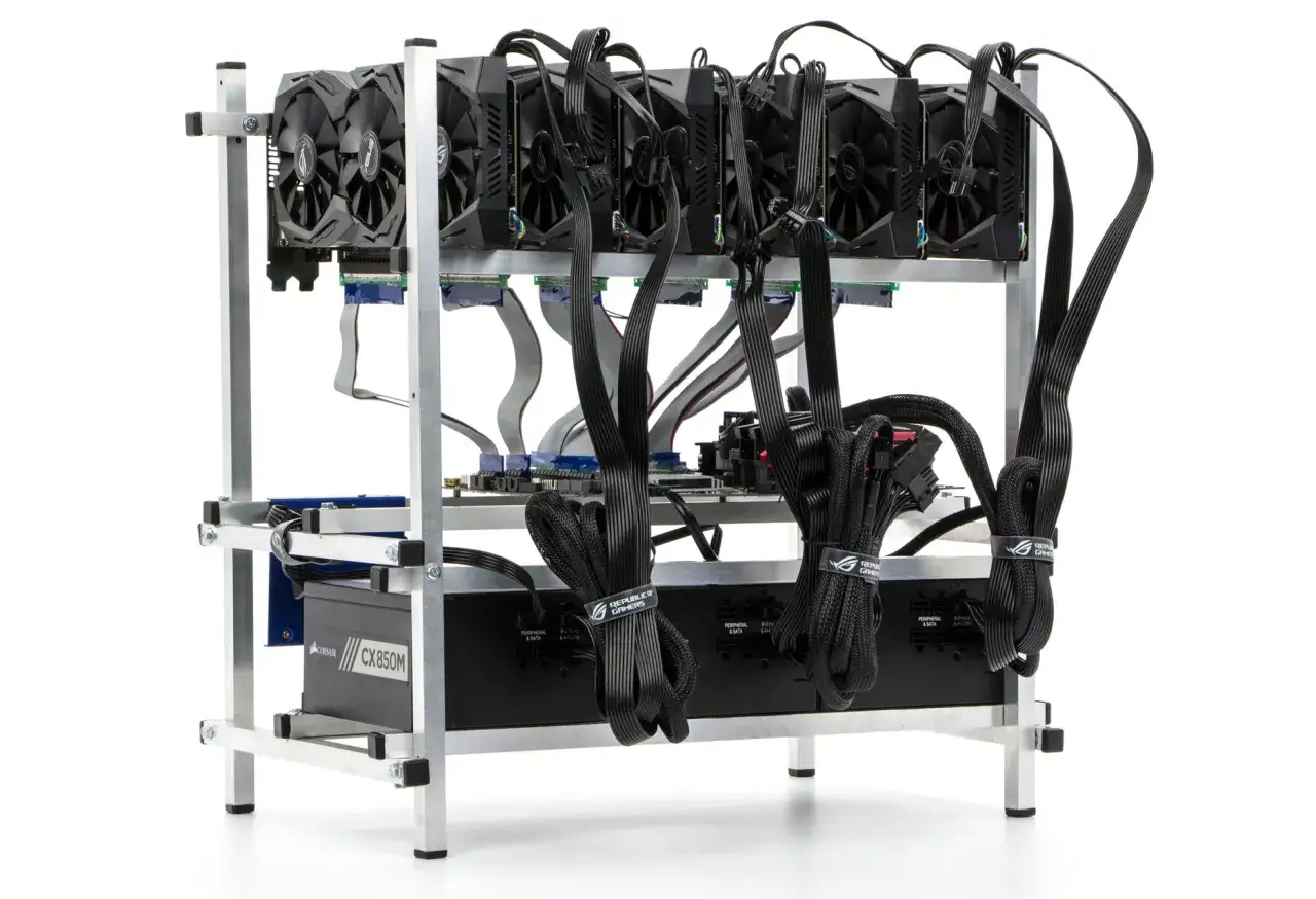 koparka kryptowalut schemat