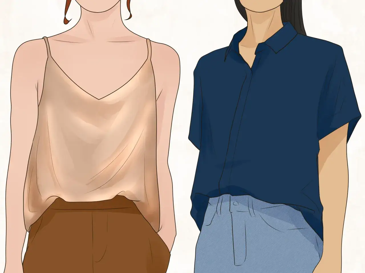 bluzka oversize french tuck pasek podwinięte rękawy